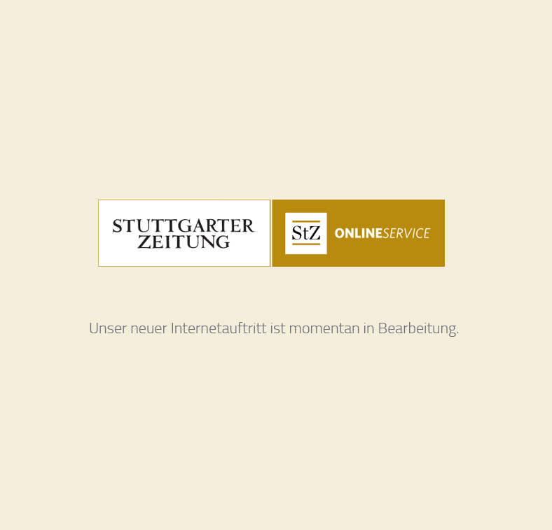 Stuttgarter Zeitung Online-Service - Hier entsteht ein neuer Internetauftritt